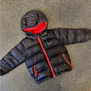 Patagonia 12-18mo Baby Hi-Loft Down Sweater Hoody